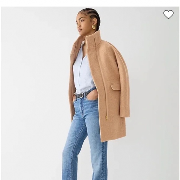 J. Crew Cocoon Italian Stadium Cloth by Nello Gori Wool Blend Coat - Picture 5 of 6